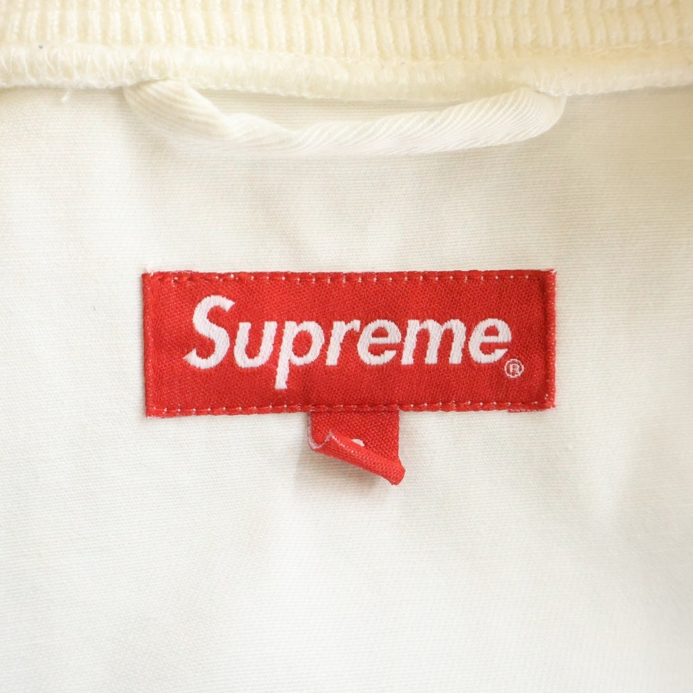 SUPREME(シュプリーム) 16SS ×ANTI HERO Bomber Jacket アンタイヒーロー バック刺繍 ボンバージャケット ホワイト