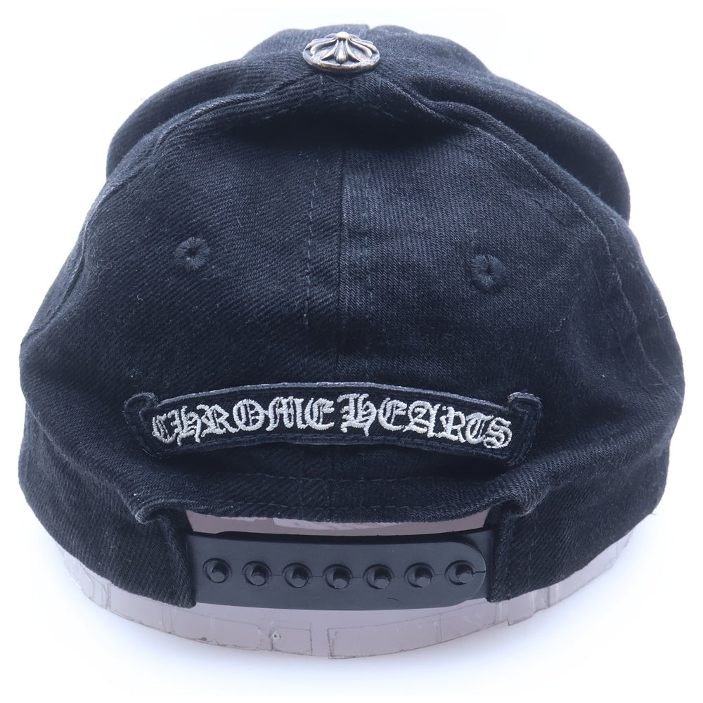 CHROME HEARTS(クロムハーツ) BASEBALL TRUCKER CAP ホースシュー刺繍 ベースボール トラッカーキャップ 帽子 ブラック