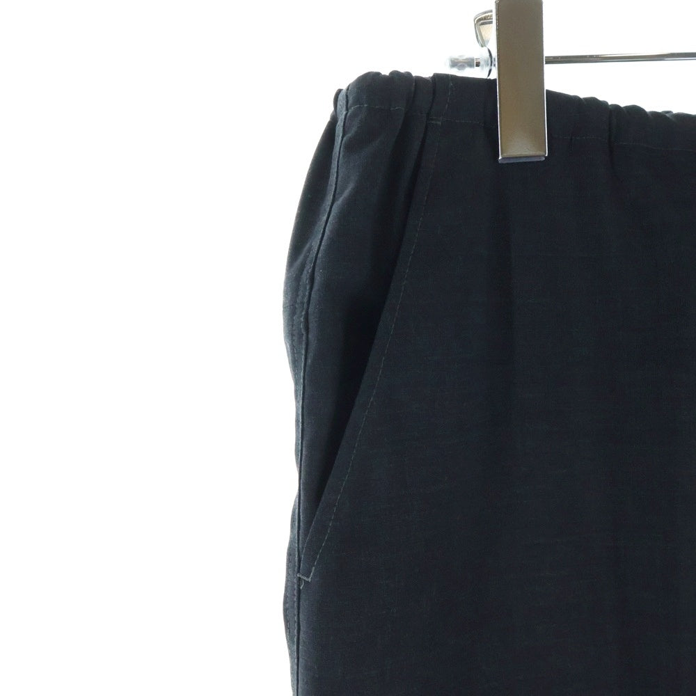 blurhms(ブラームス) 24SS WOOL VOILE SIDE SEAMLESS SLACKS ウール ボイル サイド シームレス スラックス パンツ グレー BHS24S016