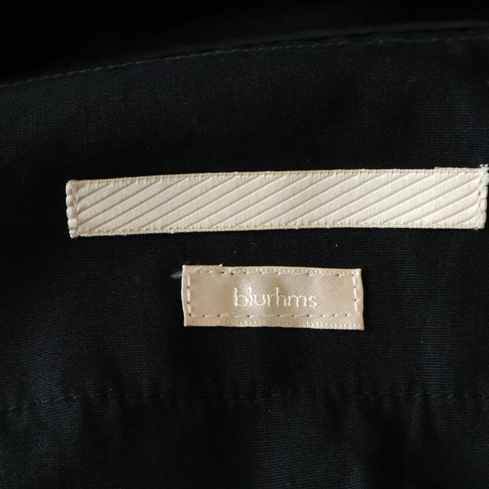 blurhms(ブラームス) 24SS WOOL VOILE SIDE SEAMLESS SLACKS ウール ボイル サイド シームレス スラックス パンツ グレー BHS24S016