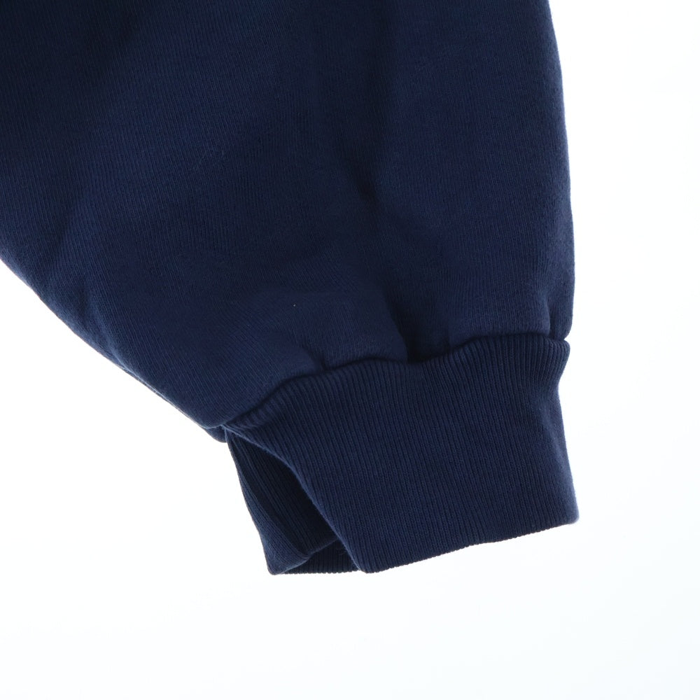 NO BRAND(ノーブランド) AKIMBO CLUB NY YANKEE NOODLE ZIP UP HOODIE アキンボクラブ ヤンキーヌードル ロゴプリント ジップアップ スウェットパーカー フーディー ネイビー