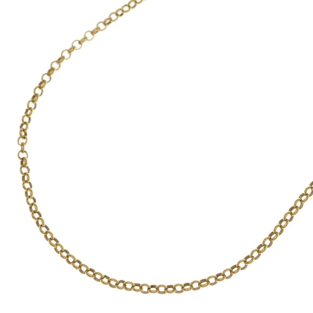 CHROME HEARTS(クロムハーツ) 22K NECKCHAIN R18 ロールチェーンネックレス 18inch ゴールド BCA010