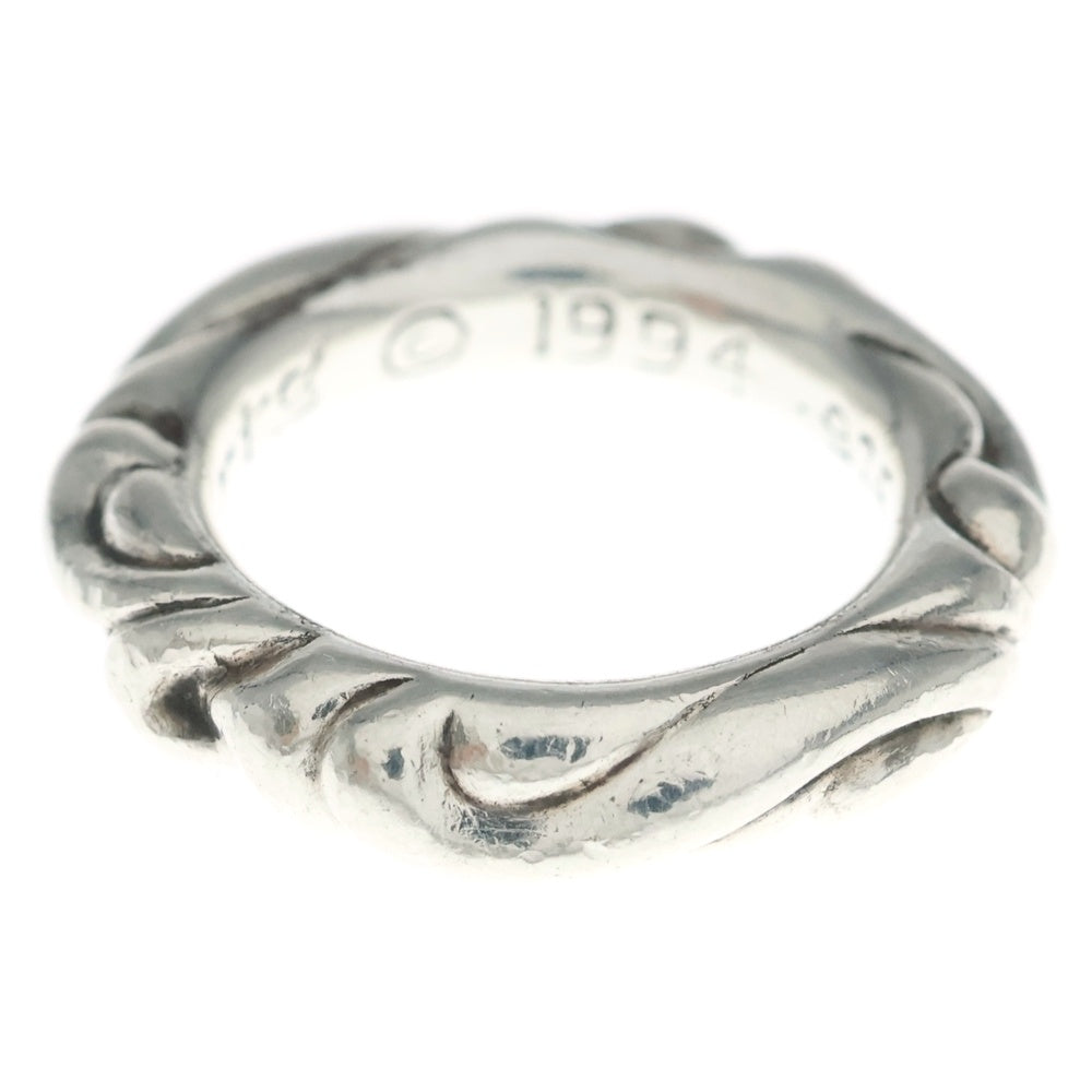 CHROME HEARTS(クロムハーツ) SCRL BAND スクロールバンド リング シルバー BCA351