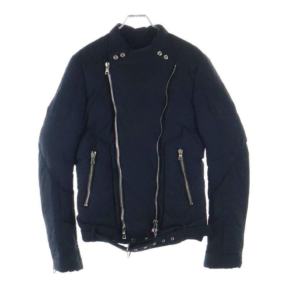 BALMAIN(バルマン) 13AW フランス製 ダブル バイカーダウンジャケット ブラック