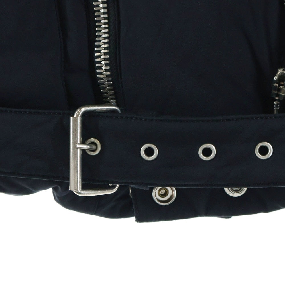 BALMAIN(バルマン) 13AW フランス製 ダブル バイカーダウンジャケット ブラック