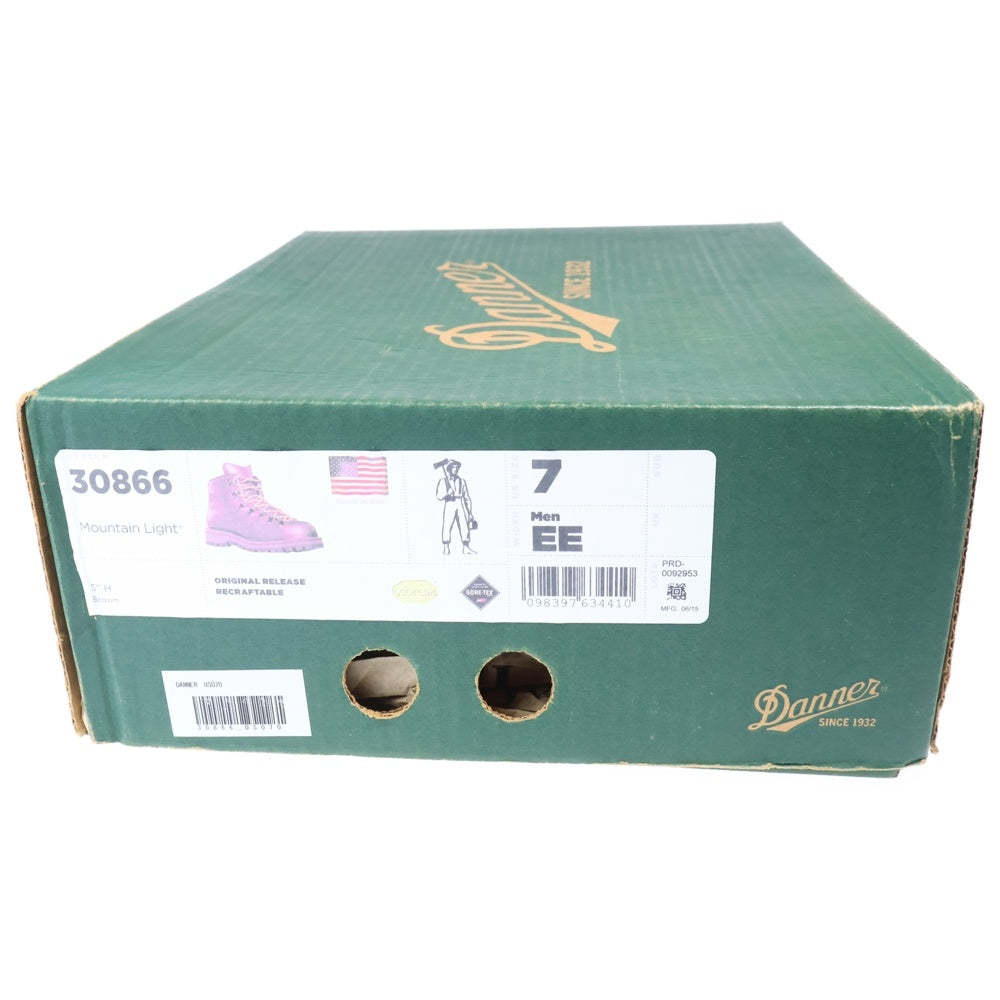 DANNER(ダナー) MOUNTAIN LIGHT GORE-TEX マウンテンライト ゴアテックス レザー ブーツ ブラウン 30866