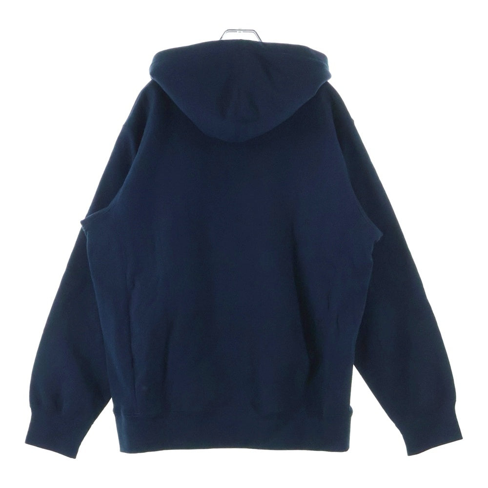 SUPREME(シュプリーム) 19AW Bandana Box logo Hooded Sweatshirt バンダナ ボックスロゴ プルオーバースウェットパーカー フーディー ネイビー