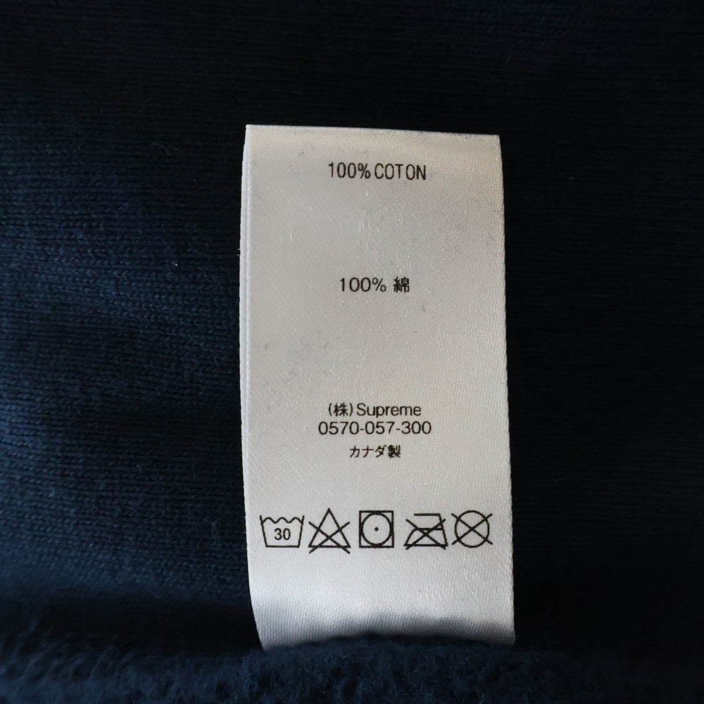 SUPREME(シュプリーム) 19AW Bandana Box logo Hooded Sweatshirt バンダナ ボックスロゴ プルオーバースウェットパーカー フーディー ネイビー