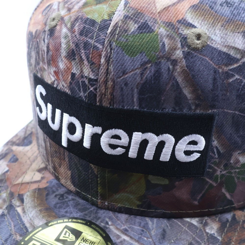 SUPREME(シュプリーム) 25SS ×NEW ERA Championship Box Logo True Timber Kanati Camo ニューエラ チャンピオンシップ ボックスロゴ トゥルーティンバー カナティカモ キャップ