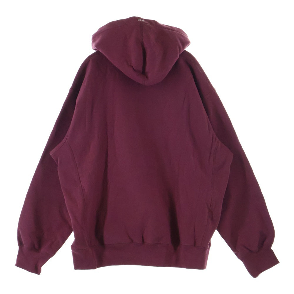 SUPREME(シュプリーム) 21AW Box Logo Hooded Sweatshirt Plum ボックスロゴ プルオーバースウェットパーカー フーディー プラム