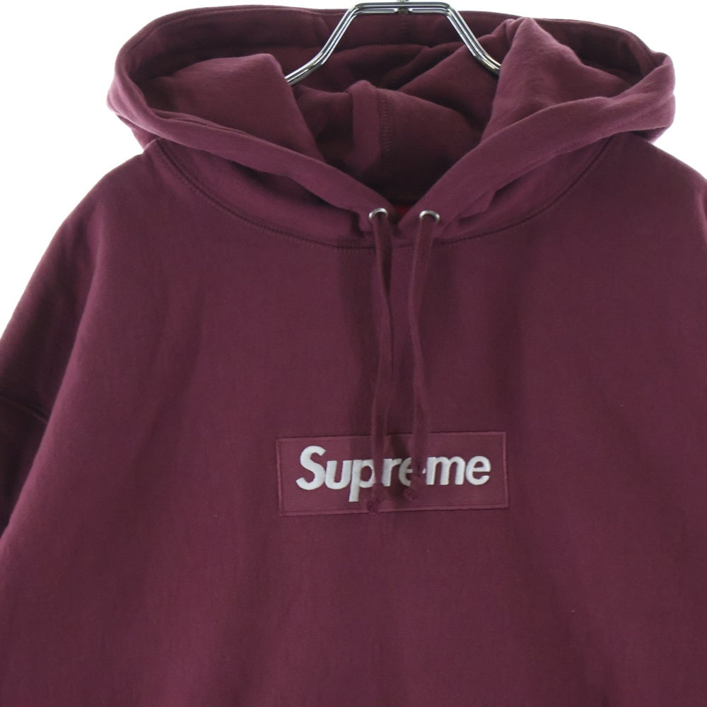 SUPREME(シュプリーム) 21AW Box Logo Hooded Sweatshirt Plum ボックスロゴ プルオーバースウェットパーカー フーディー プラム