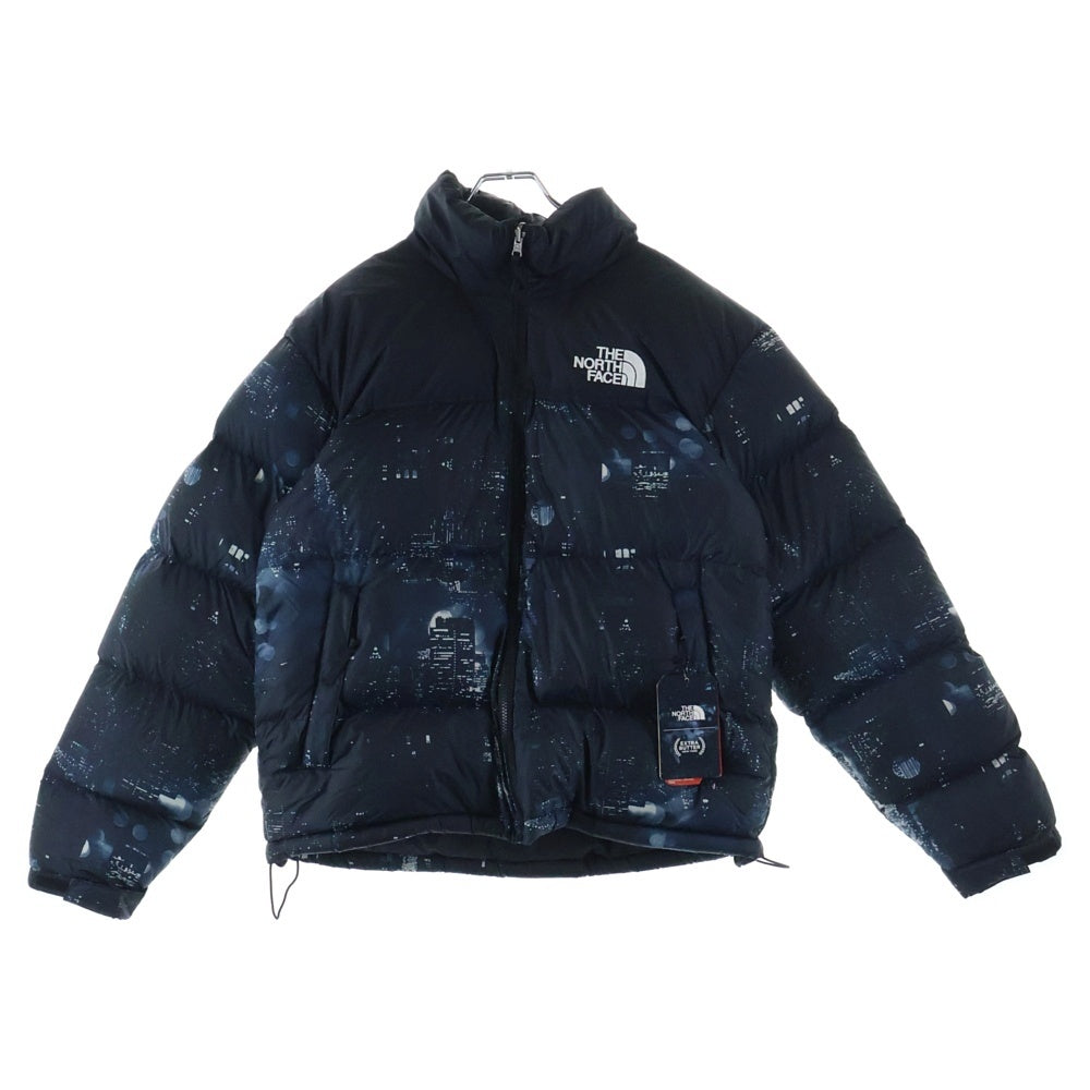 THE NORTH FACE(ザノースフェイス) 18AW ×EXTRA BUTTER NIGHT CRAWLERS NUPTSE JACKET エクストラバター ナイトクロウラーズ ヌプシ ジップアップダウンジャケット ネイビー NF0A47CU