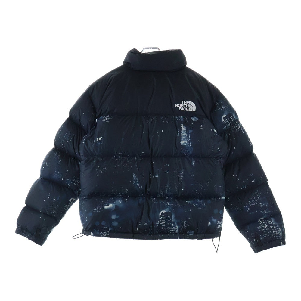 THE NORTH FACE(ザノースフェイス) 18AW ×EXTRA BUTTER NIGHT CRAWLERS NUPTSE JACKET エクストラバター ナイトクロウラーズ ヌプシ ジップアップダウンジャケット ネイビー NF0A47CU
