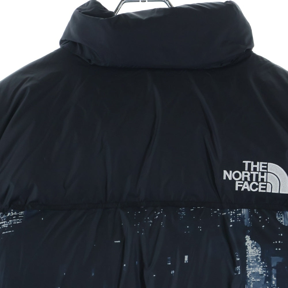 THE NORTH FACE(ザノースフェイス) 18AW ×EXTRA BUTTER NIGHT CRAWLERS NUPTSE JACKET エクストラバター ナイトクロウラーズ ヌプシ ジップアップダウンジャケット ネイビー NF0A47CU