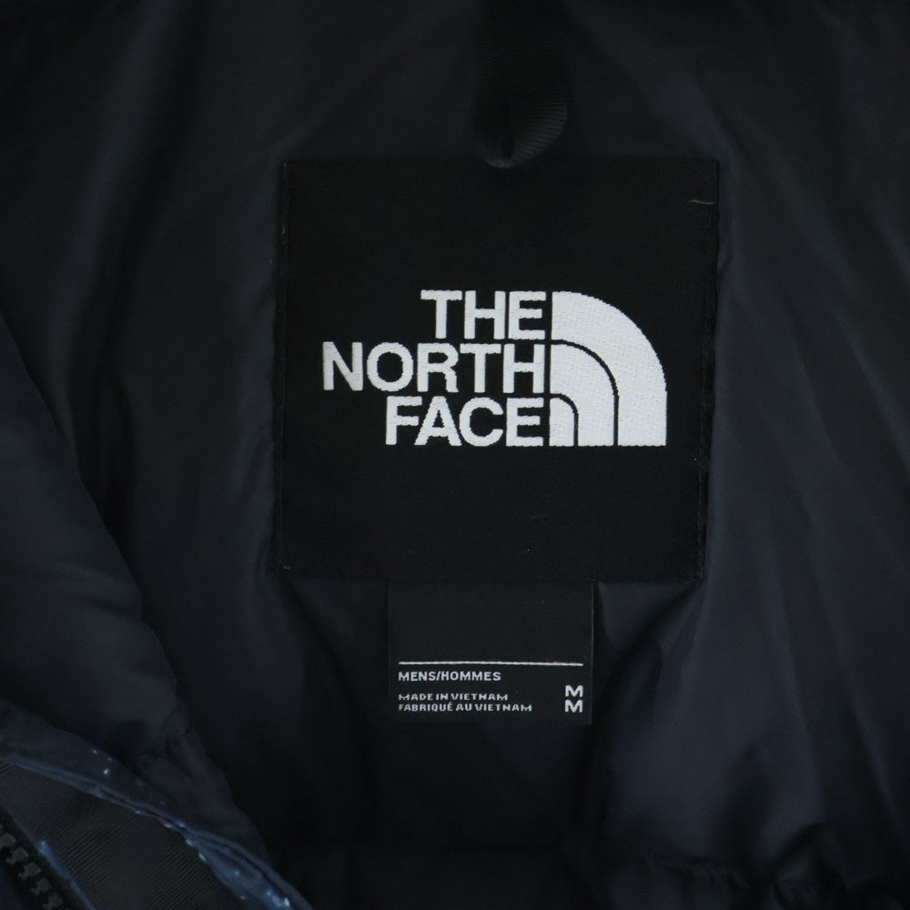 THE NORTH FACE(ザノースフェイス) 18AW ×EXTRA BUTTER NIGHT CRAWLERS NUPTSE JACKET エクストラバター ナイトクロウラーズ ヌプシ ジップアップダウンジャケット ネイビー NF0A47CU