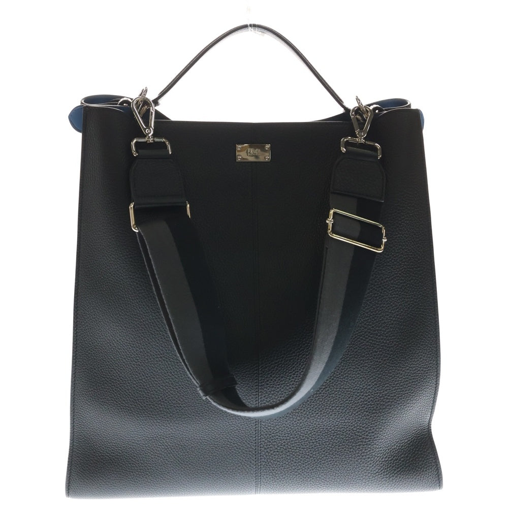 FENDI(フェンディ) ピーカブー エックスライト フィット レザー 2WAY ハンドバッグ ショルダーバッグ ブラック 7VA447 A6FW レディース