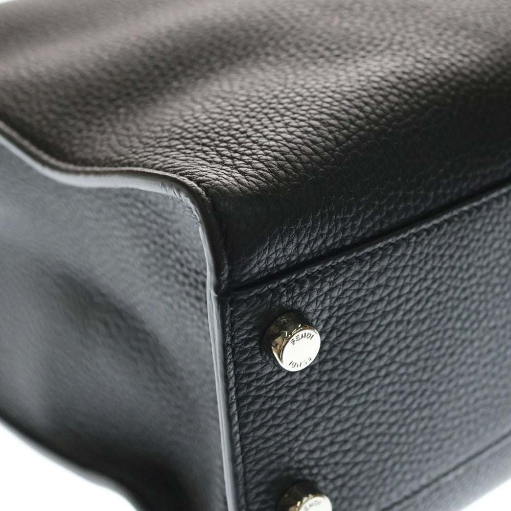 FENDI(フェンディ) ピーカブー エックスライト フィット レザー 2WAY ハンドバッグ ショルダーバッグ ブラック 7VA447 A6FW レディース