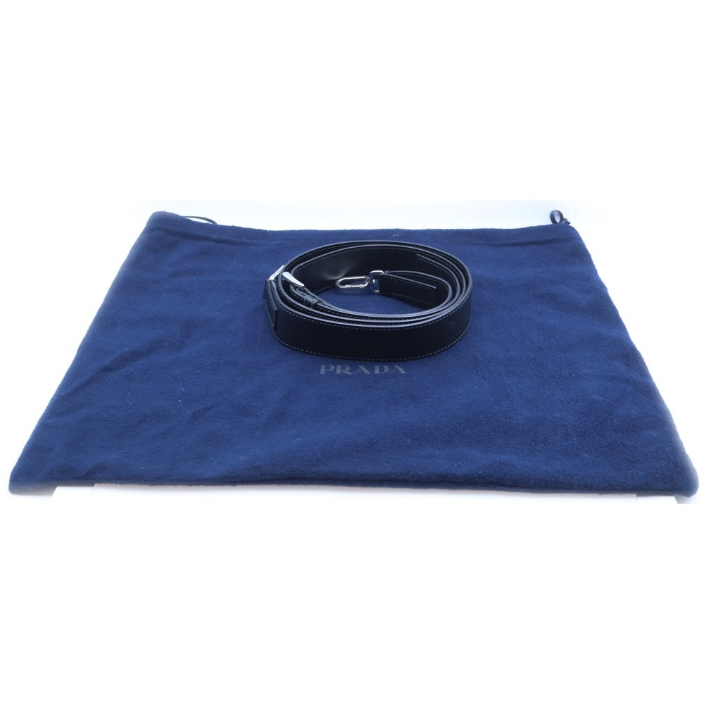 PRADA(プラダ) SAFFIANO トライアングルロゴ ブリック サフィアーノ レザー 2WAY ハンドバッグ ショルダーバッグ ブラック 2VH069 レディース