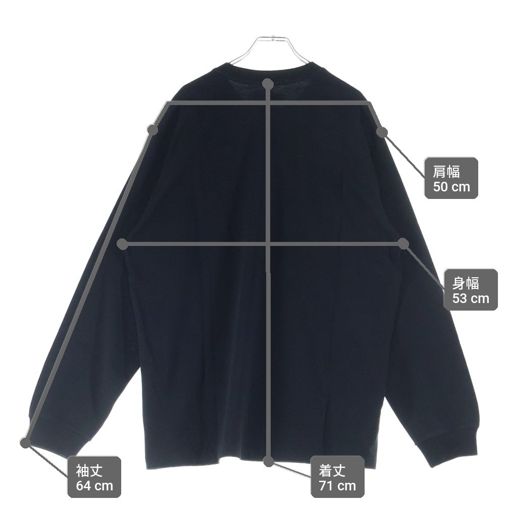 SUPREME(シュプリーム) Small Box L/S Tee スモールボックスロゴ クルーネック長袖カットソーTシャツ ブラック