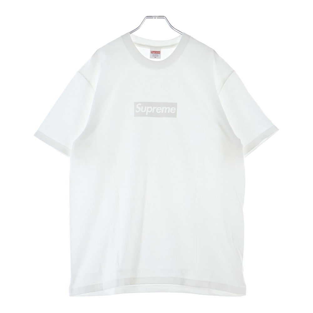 SUPREME(シュプリーム) 23SS Tonal Box Logo Tee ボックスロゴプリント クルーネック半袖カットソーTシャツ ホワイト