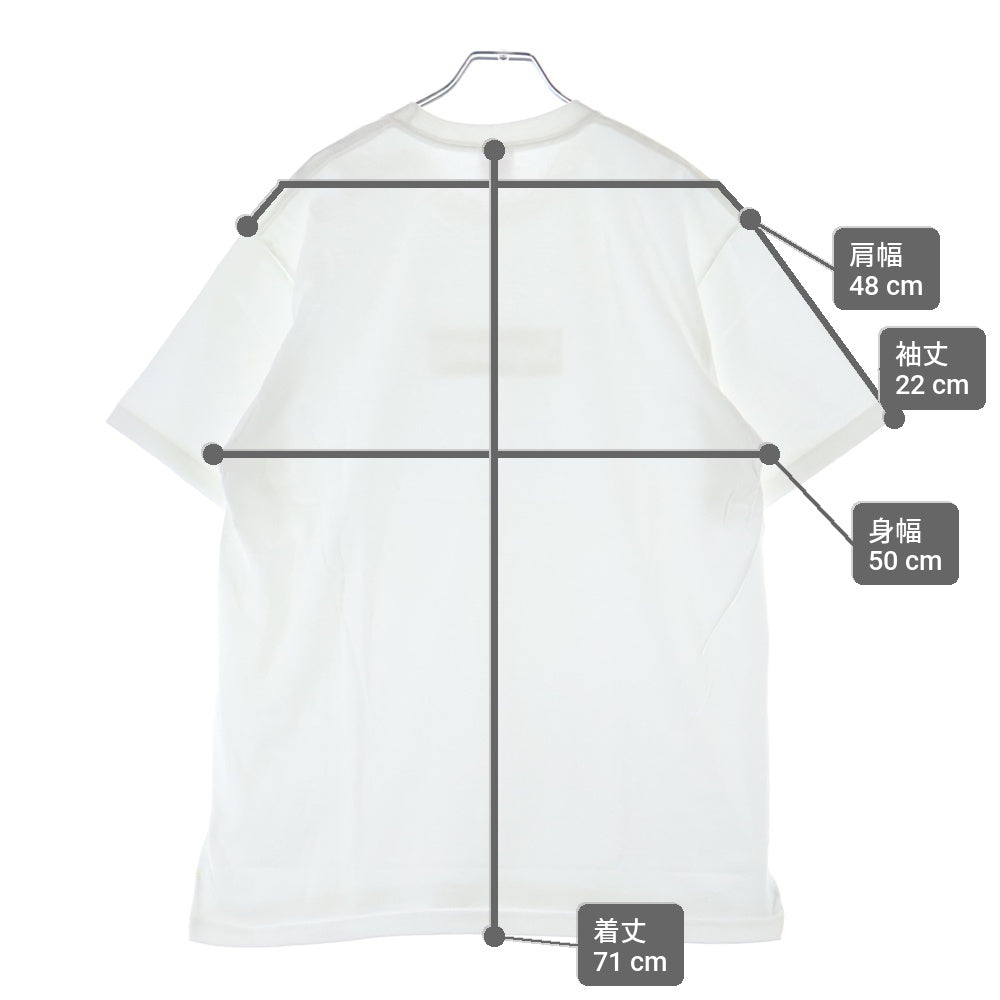 SUPREME(シュプリーム) 23SS Tonal Box Logo Tee ボックスロゴプリント クルーネック半袖カットソーTシャツ ホワイト