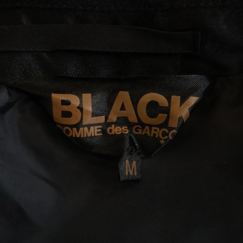 BLACK COMME des GARCONS(ブラックコムデギャルソン) 19AW AD2019 ダブルライダースデザイン ロングコート ブラック 1D-J028