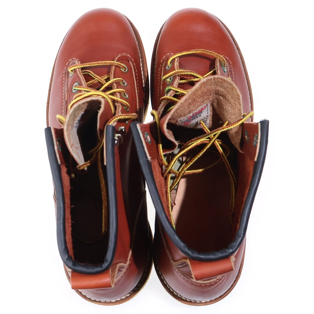 RED WING(レッド ウイング) 2907 LINEMAN BOOTS ラインマン レザー レースアップブーツ ブラウン
