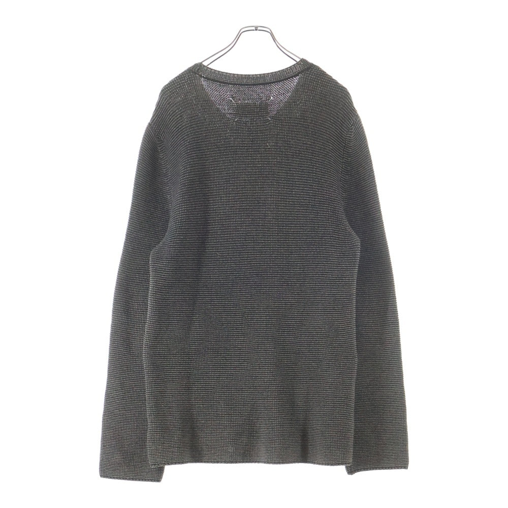 Maison Margiela(メゾンマルジェラ) 14SS COTTON KNIT SWEATER クルーネックコットンニットセーター ブラウン S50GP0017 S14792