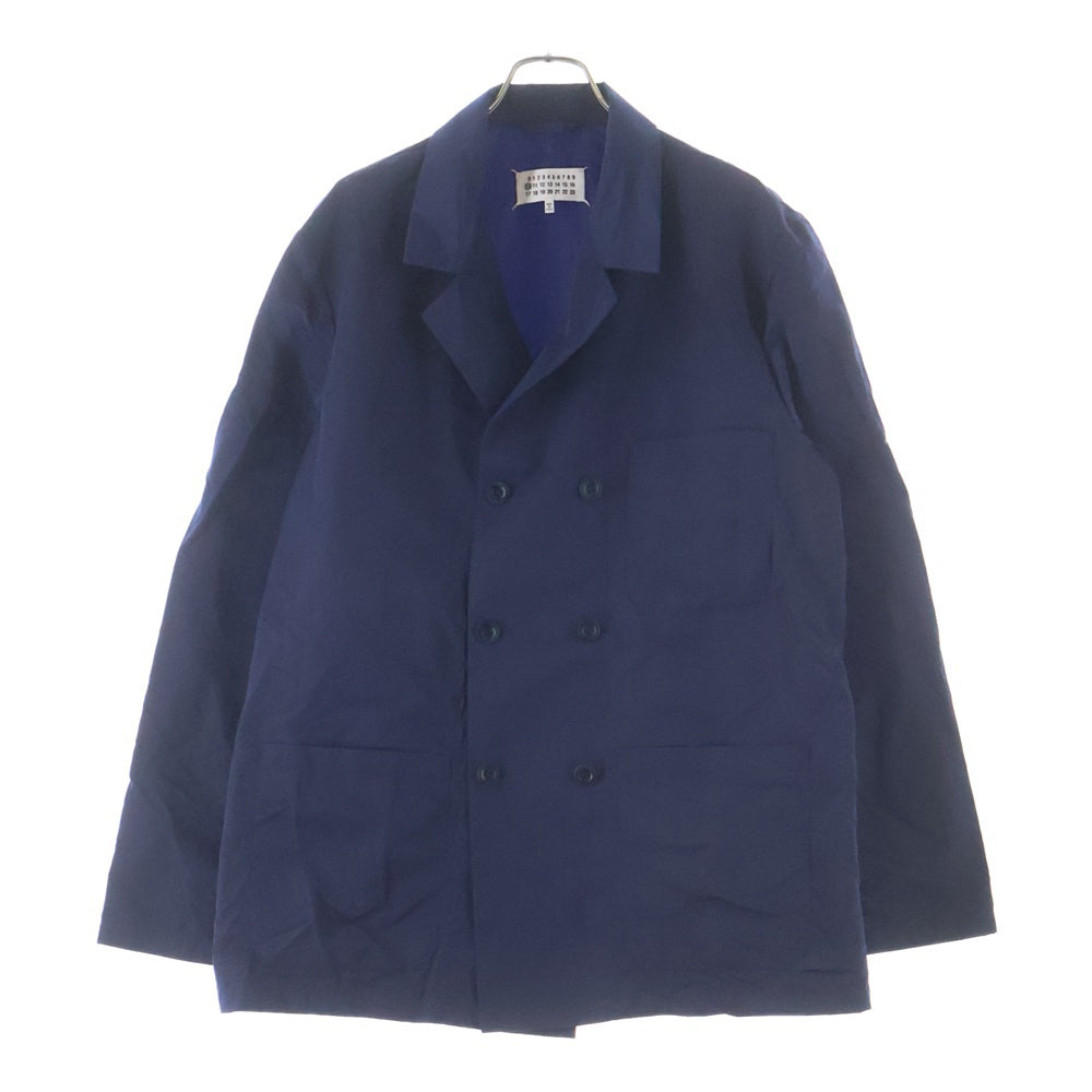 Maison Margiela(メゾンマルジェラ) 19SS DOUBLE NYLON COAT ダブル 3Bナイロンコート ブルー S30AM0445 S49739