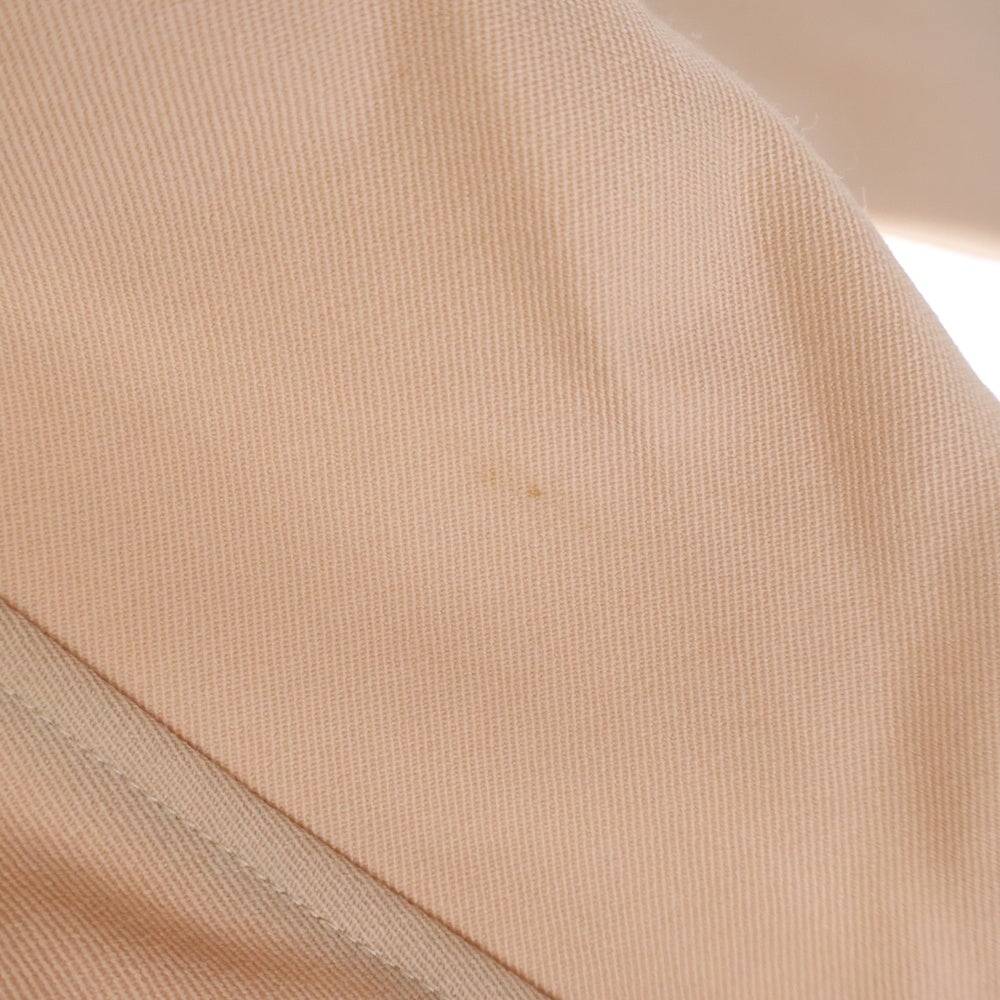 NO BRAND(ノーブランド) NONNOTTE ノノット CUTAWAY FRONT LONG JACKET カッタウェイ フロント ウール ロングジャケット ピンク N-23A-028