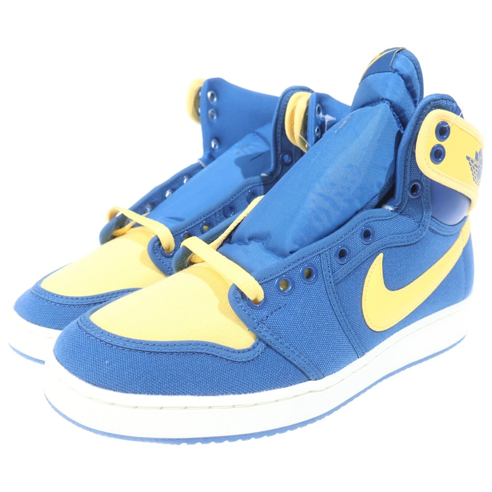NIKE(ナイキ) JORDAN 1 KO TRUE BLUE AND TOPAZ GOLD/LANEY エアジョーダン1 KO トゥルーブルー アンド トパーズ ゴールド/レイニー ハイカットスニーカー DO5047-407