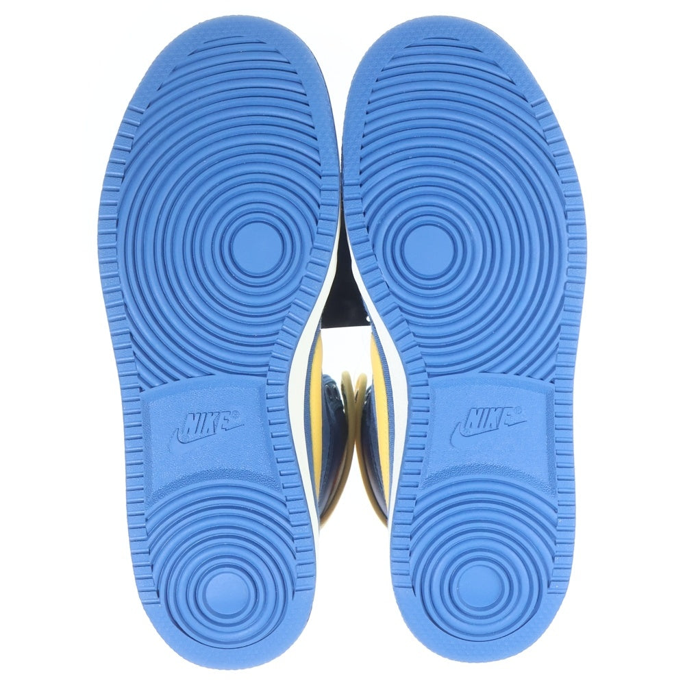 NIKE(ナイキ) JORDAN 1 KO TRUE BLUE AND TOPAZ GOLD/LANEY エアジョーダン1 KO トゥルーブルー アンド トパーズ ゴールド/レイニー ハイカットスニーカー DO5047-407