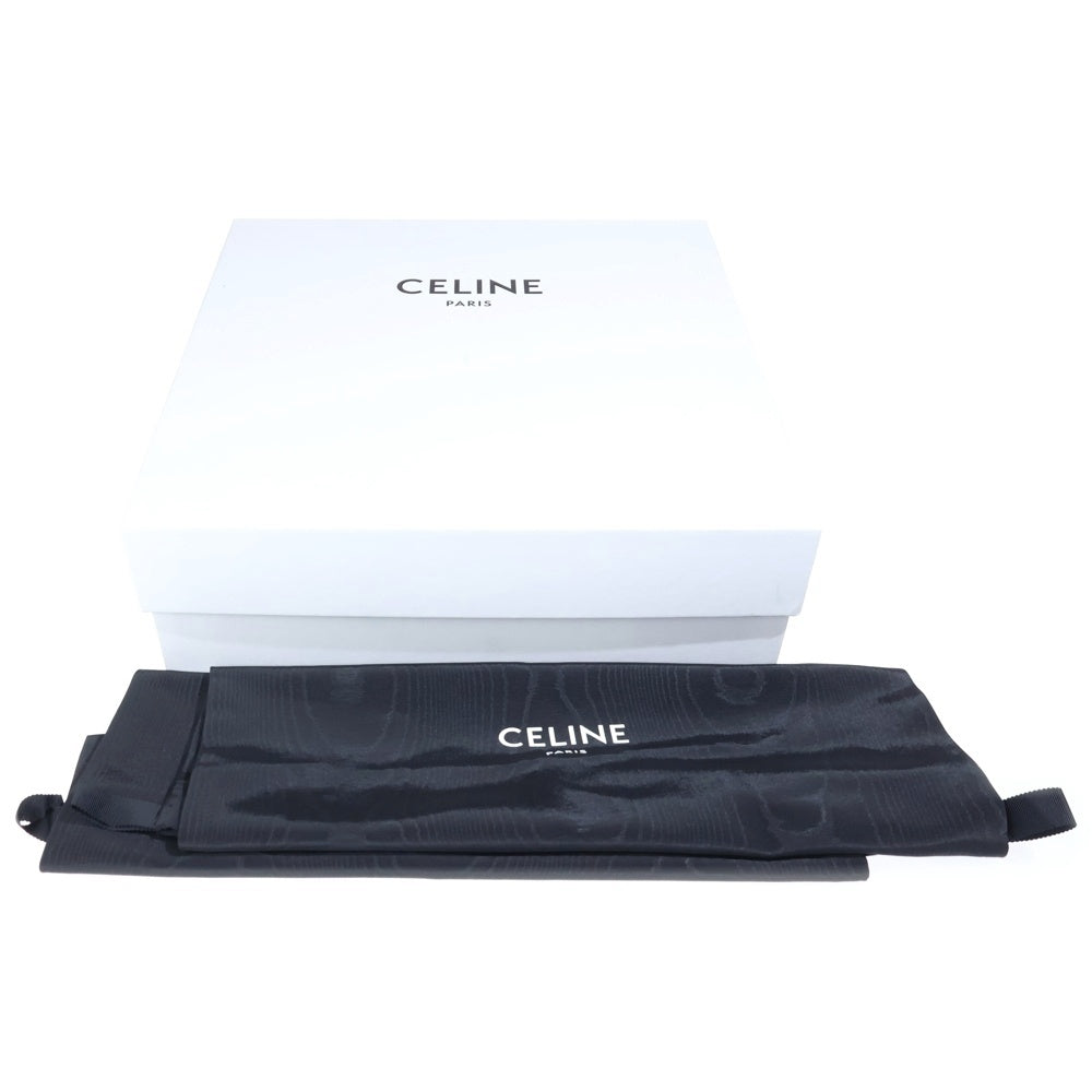 CELINE(セリーヌ) JACNO ZIPPED BOOT ジャクノ サイドジップ レザーヒールブーツ ブラック