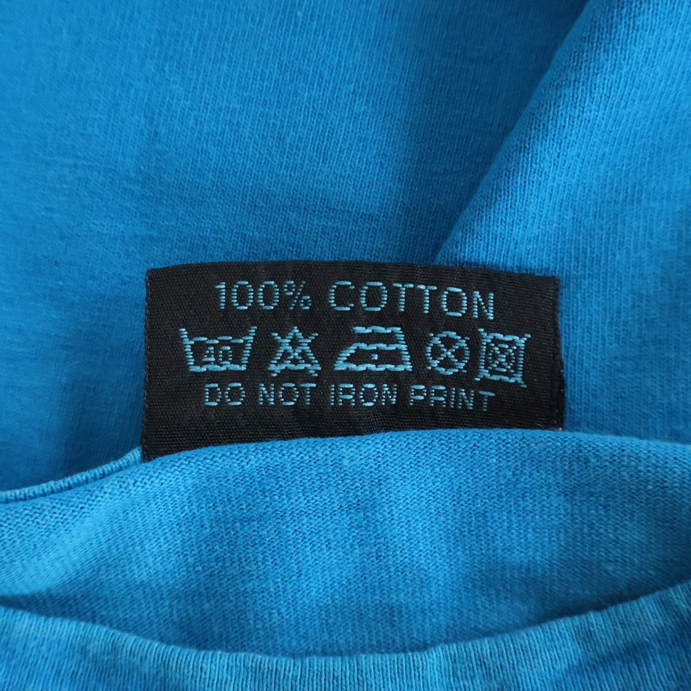 VINTAGE(ヴィンテージ) 90S WASTE PRODUCTS RADIO HEAD ウエストプロダクツ レディオヘッド クルーネック半袖Tシャツ カットソー ブルー