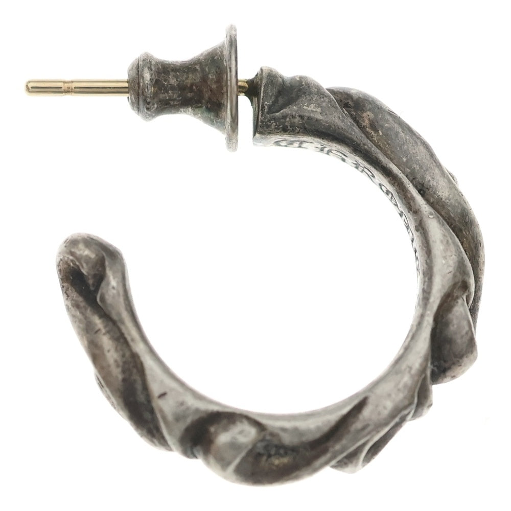 CHROME HEARTS(クロムハーツ) HOOP SCROOL スクロール フープピアス シルバー BCA102