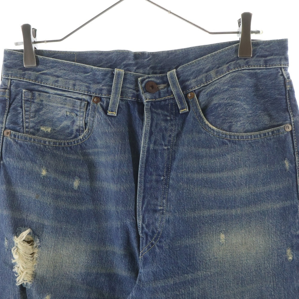 Levi's VINTAGE CLOTHING(リーバイス ビンテージ クロージング) S501XX 大戦モデル復刻 トルコ製 ボタン裏093 革パッチ ボタンフライ デニムパンツ インディゴ 44501-0056