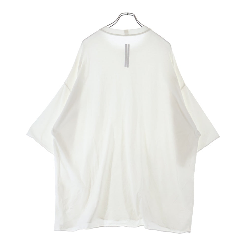 Rick Owens(リックオウエンス) 25SS TOMMT-T トミー オーバーサイズ 半袖 Tシャツ ホワイト RU01E5283-JA