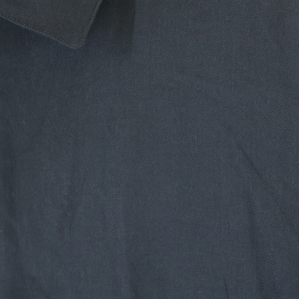 MARKAWARE(マーカウェア) 25AW HALF ZIP SERVICE SHIRT JACKET ハーフジップ サービス ウール シャツジャケット グレー A25C14BL01C