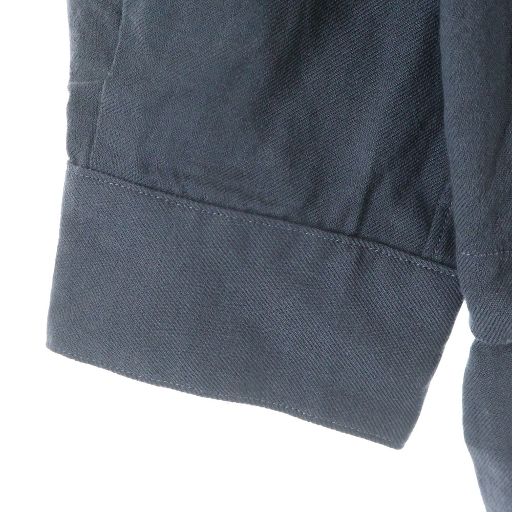 MARKAWARE(マーカウェア) 25AW HALF ZIP SERVICE SHIRT JACKET ハーフジップ サービス ウール シャツジャケット グレー A25C14BL01C