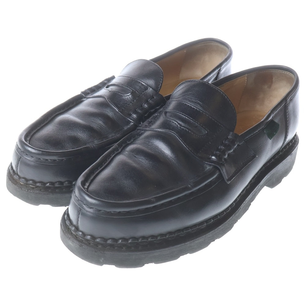 PARABOOT(パラブーツ) REIMS LIS NOIR ランス リス ノアール レザー ローカット ローファー 靴 ブラック 99412