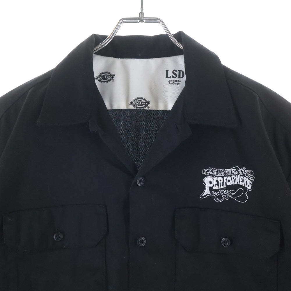 RON HERMAN(ロンハーマン) ×Dickies Lamination San Diego Special Workwear Shirt ロゴエンブロイダリー ワークシャツ 231M20RH01