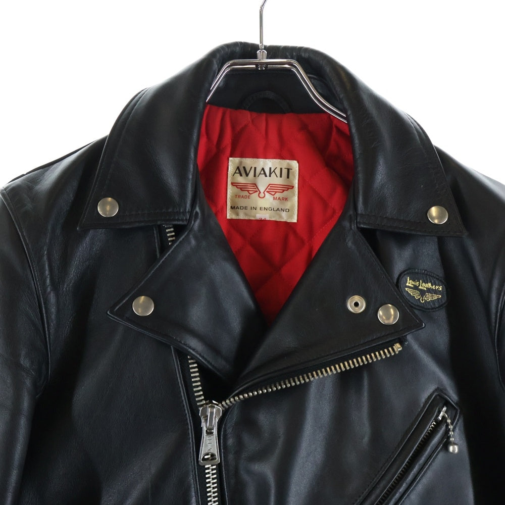Lewis Leathers(ルイスレザー) 441T CYCLONE TIGHT FIT COW HIDE サイクロン タイトフィット カウハイド ダブルライダースジャケット ブラック