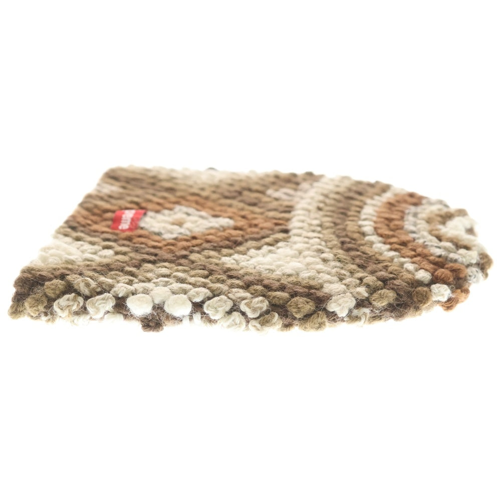 SUPREME(シュプリーム) 25AW Textured Knit Beanie テクスチャード ニット ビーニー 帽子 ブラウン