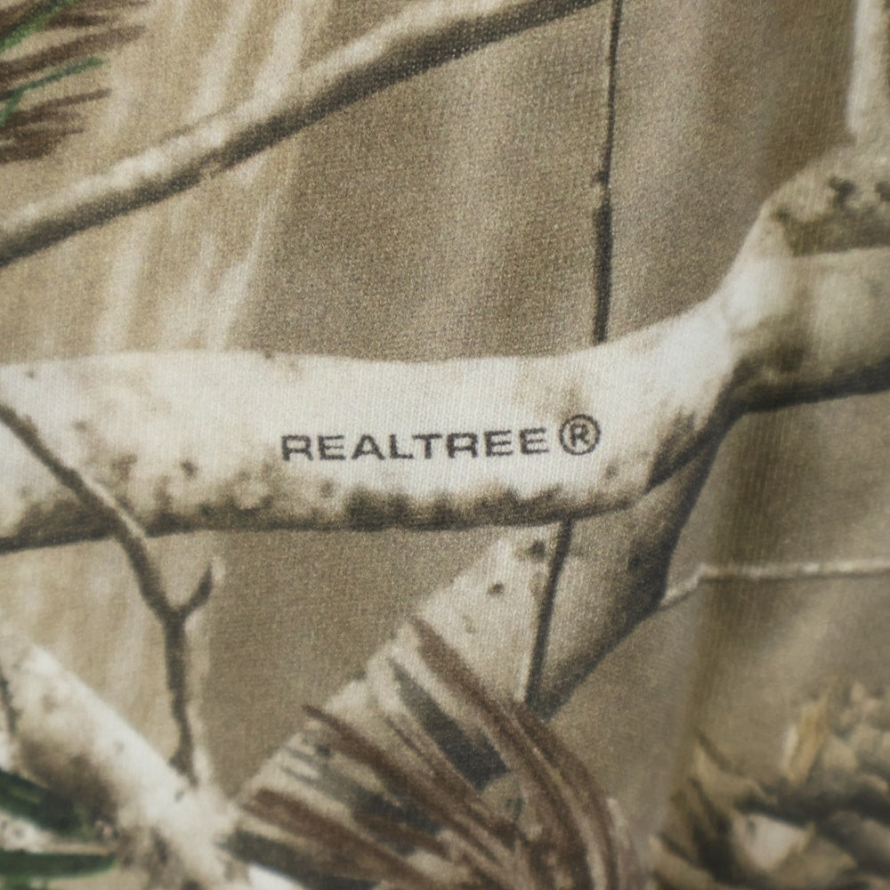 SUPREME(シュプリーム) 25AW Small Box L/S Tee Realtree Camo スモールボックスロゴ リアルツリーカモ クルーネック長袖Tシャツ カットソー カーキ