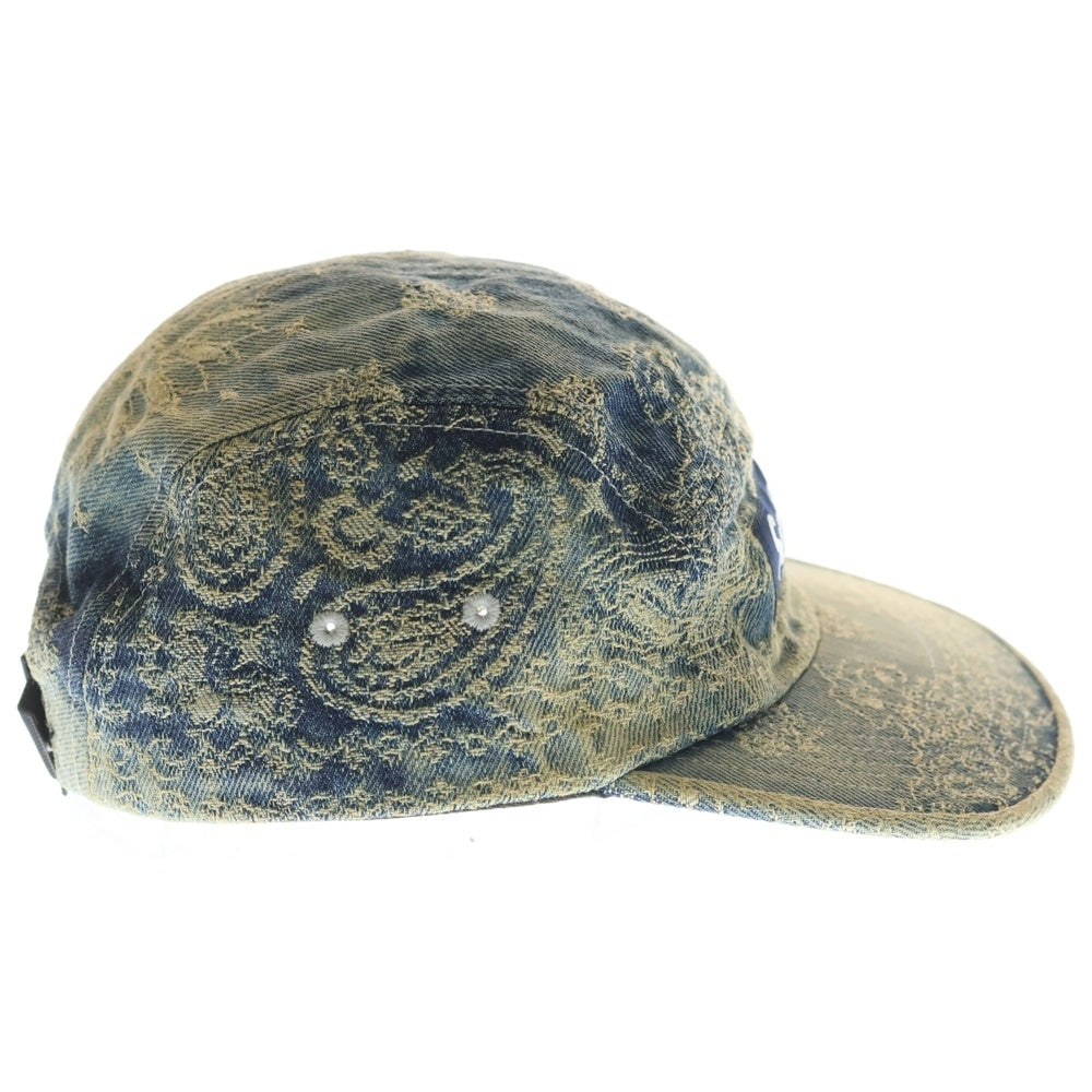 SUPREME(シュプリーム) 25SS Bandana Jacquard Denim Camp Cap バンダナジャガード デニムキャンプキャップ インディゴ