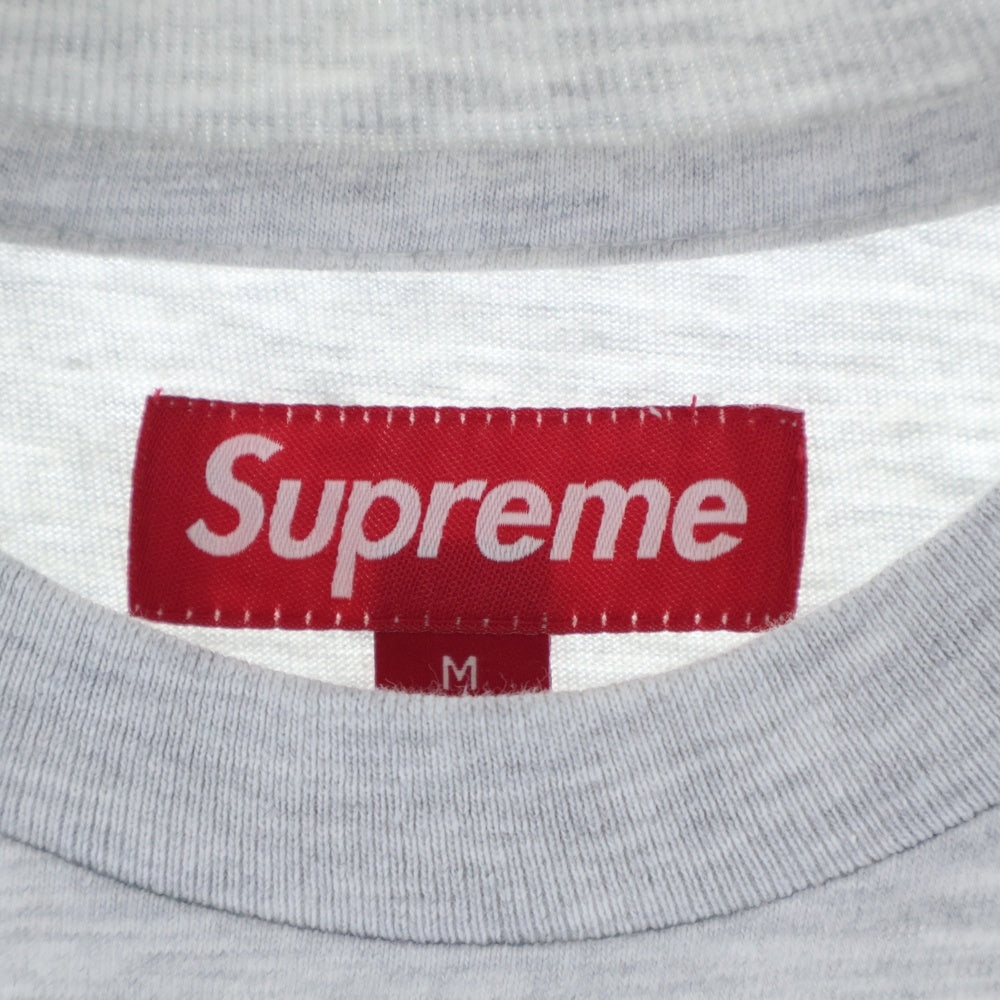 SUPREME(シュプリーム) 25AW Peacock S/S Top ピーコック クルーネック半袖Tシャツ カットソー グレー