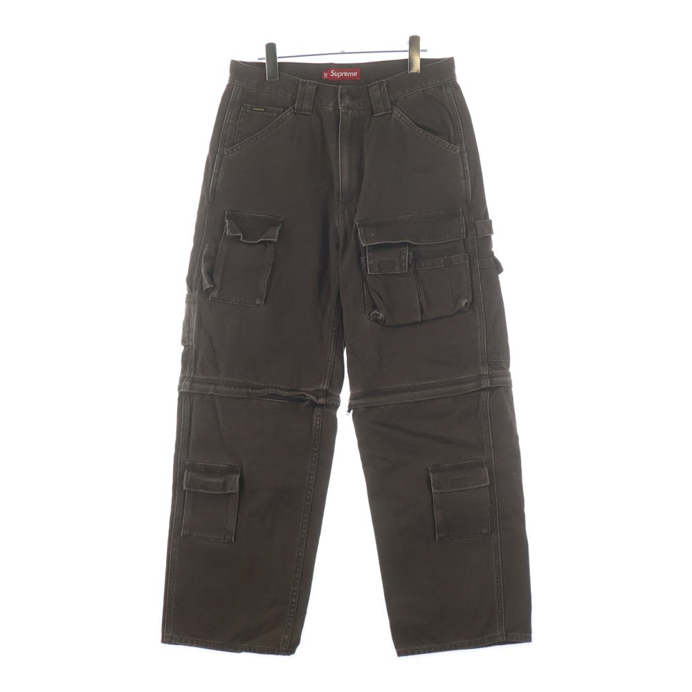 SUPREME(シュプリーム) 25AW Zip-Off Utility Pant ジップオフ ユーティリティー パンツ ブラウン