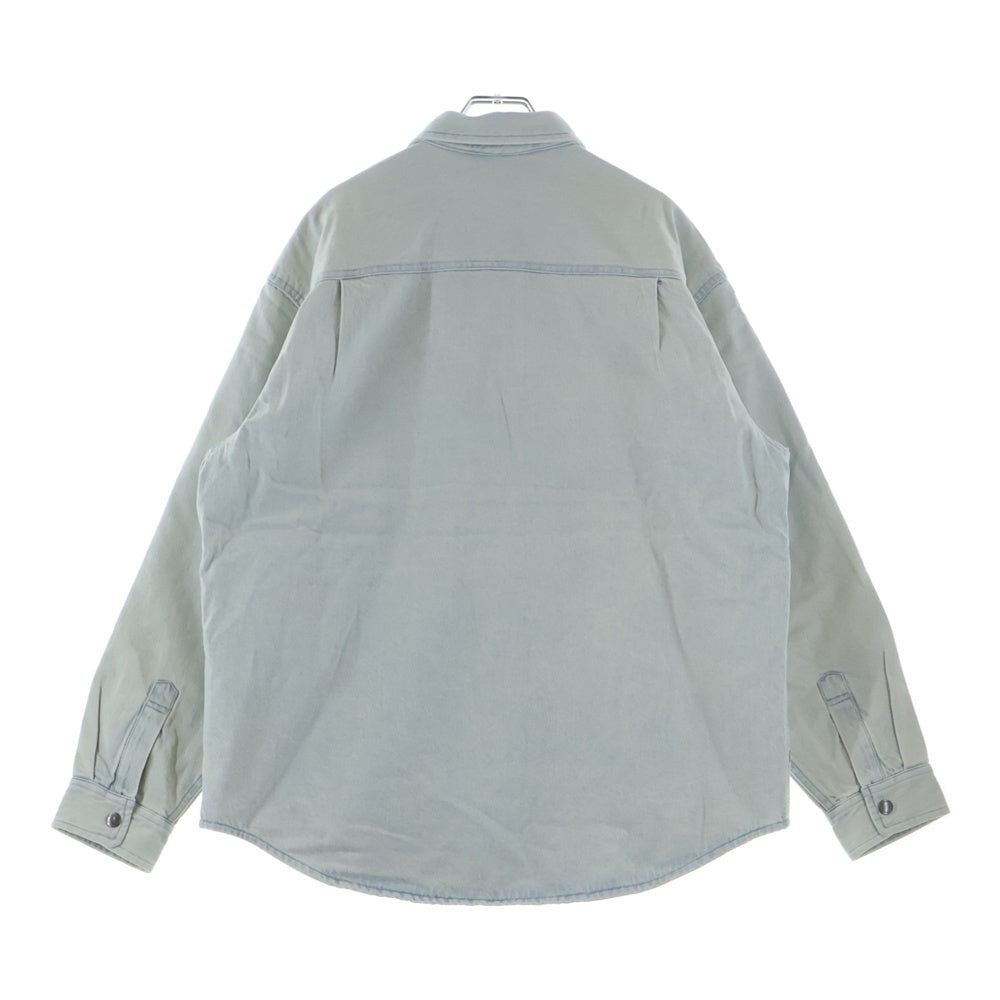 SUPREME(シュプリーム) 25AW Quilted Lined Denim Snap Shirt キルテッドライン デニムスナップ 長袖シャツ インディゴ
