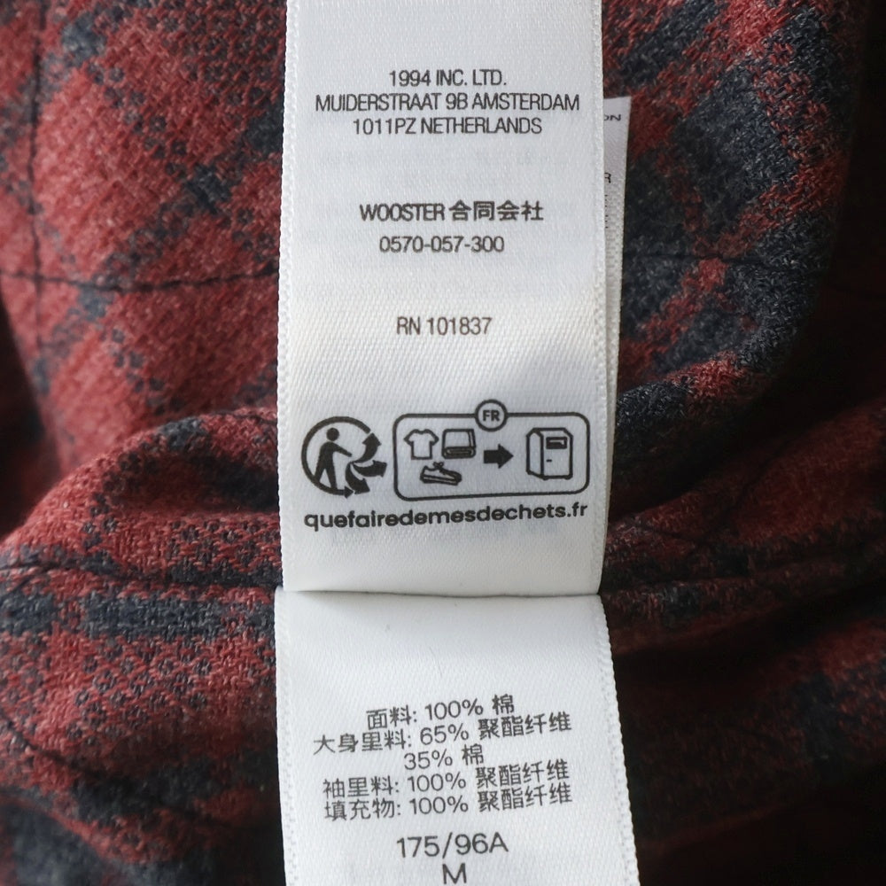 SUPREME(シュプリーム) 25AW Quilted Lined Denim Snap Shirt キルテッドライン デニムスナップ 長袖シャツ インディゴ