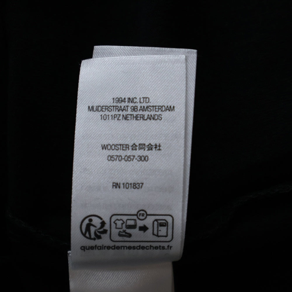 SUPREME(シュプリーム) 25AW Intarsia Sleeve L/S Top インターシャスリーブ クルーネック長袖Tシャツ カットソー ブラック